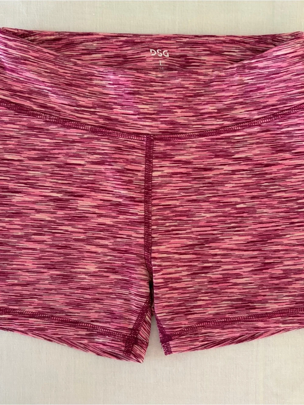 Girls Lg (14) ~ DSG ~ Active Tee, Leggings, Biker and Running Shorts~ 4pc Bundle